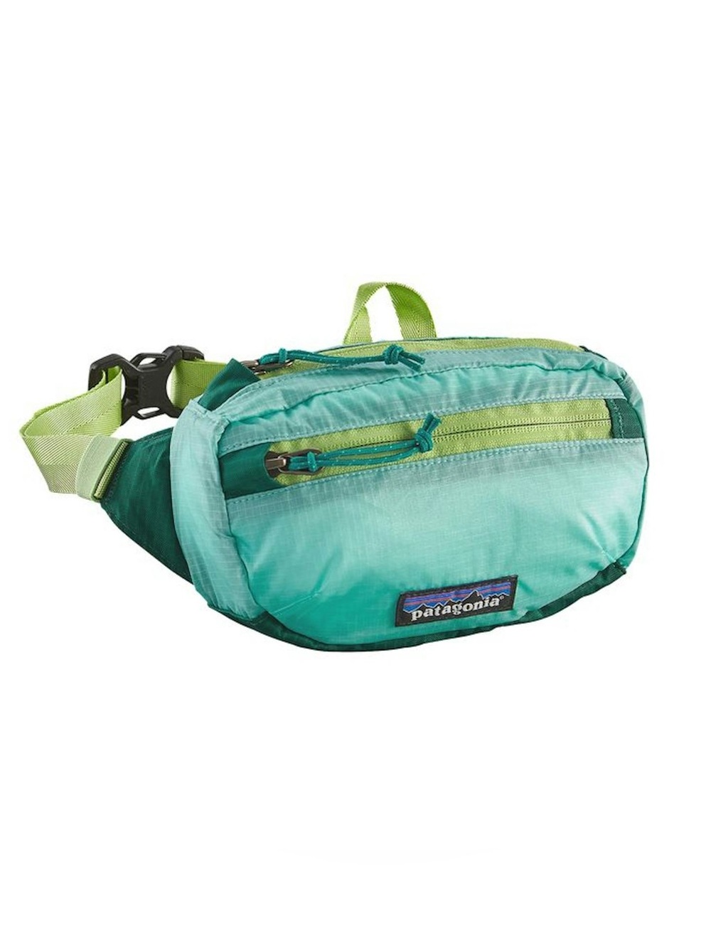 PATAGONIA Women’s Aqua and Lime Lightweight Mini Hip Pack